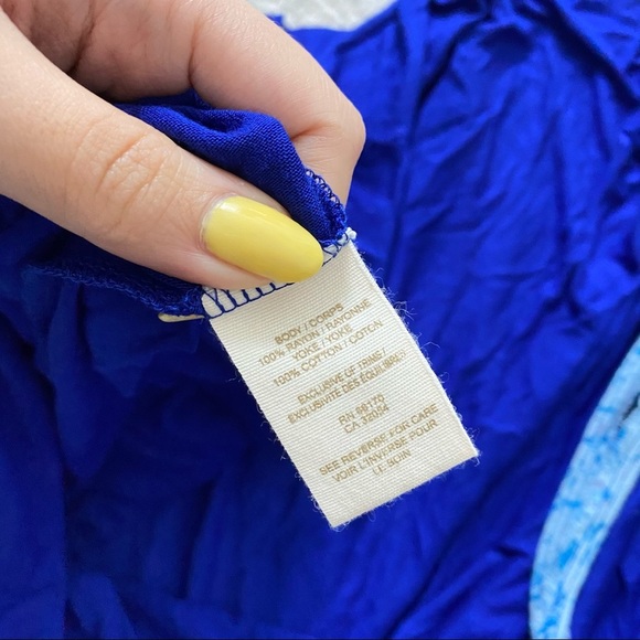 FREE PEOPLE Blue Warrior Halter Tie Top - Picture 9 of 10